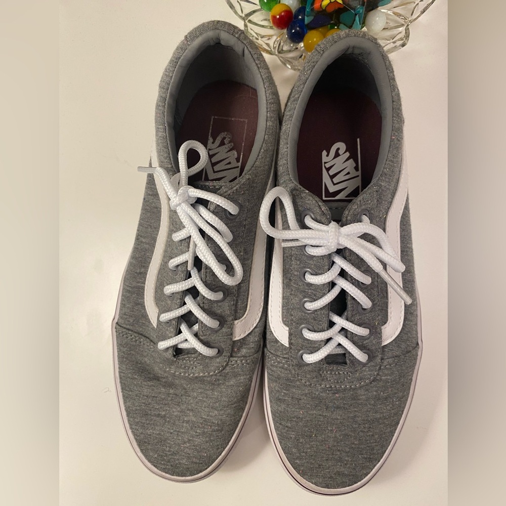 Vans Old Skool Speckle Jersey Sneakers - Picture 3 of 9